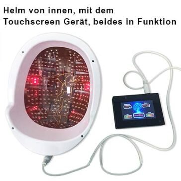 Photo Bio Modulation Helm für das Gehirn innen